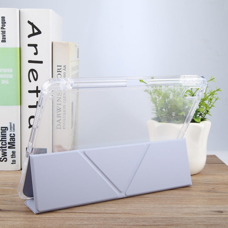 For iPad mini 2024 / mini 6 GEBEI Deformation Leather Tablet Case(Purple) - iPad mini 6 Cases by GEBEI | Online Shopping UK | buy2fix