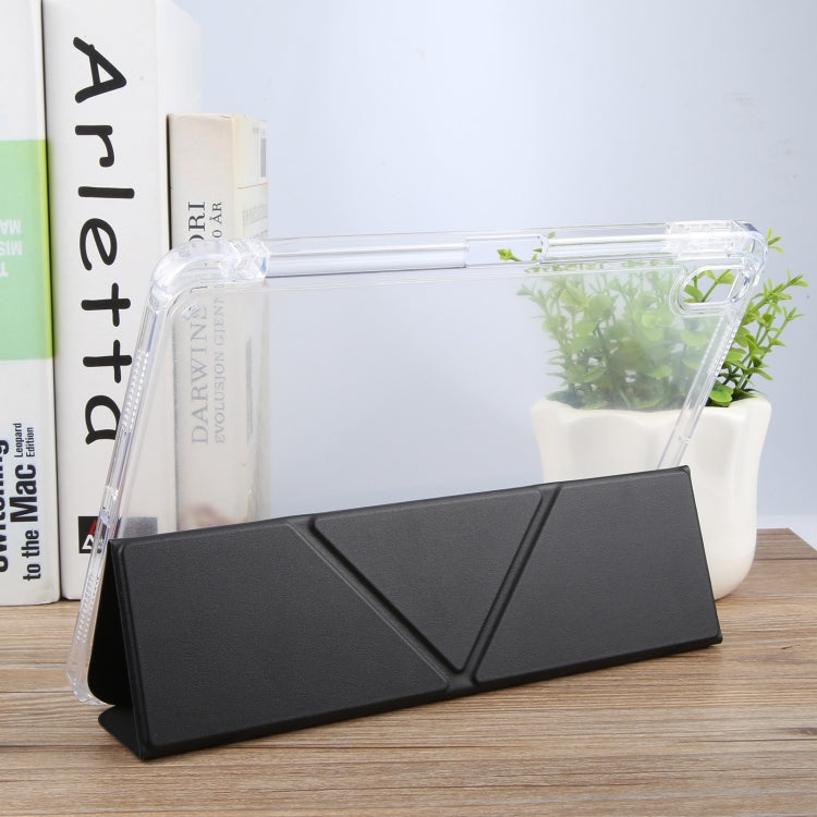 For iPad Pro 11 2022 GEBEI Deformation Leather Tablet Case(Black) - iPad Pro 11 (2022/2021) Cases by GEBEI | Online Shopping UK | buy2fix