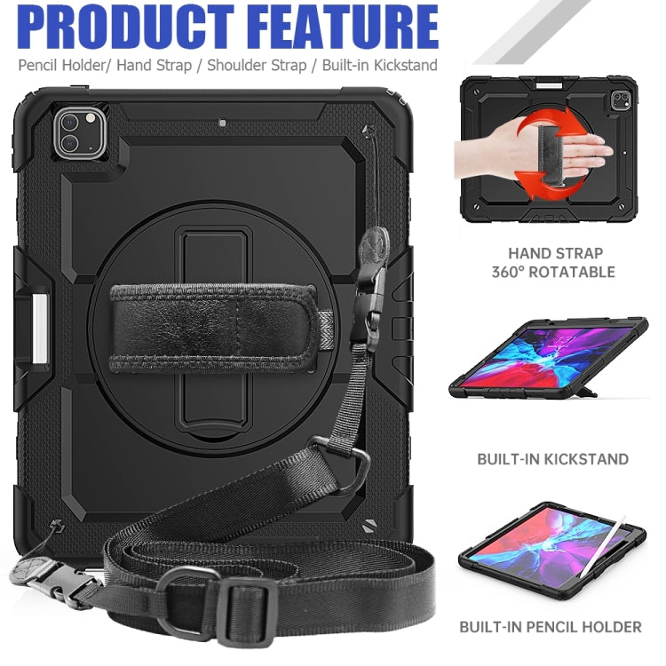 For iPad Pro 13 2024 Silicone Hybrid PC Tablet Protective Case(Black) - iPad Pro 13 2024 Cases by buy2fix | Online Shopping UK | buy2fix