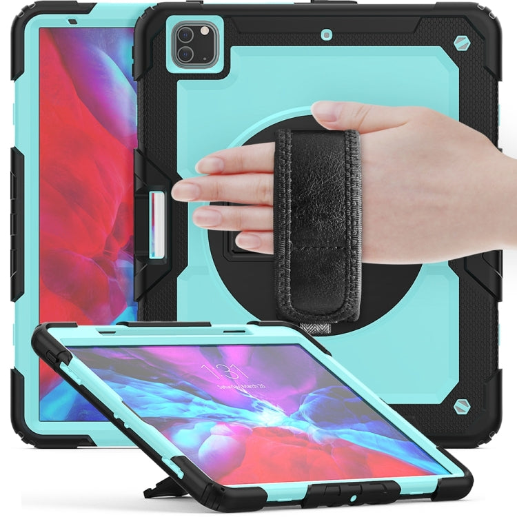For iPad Pro 13 2024 Silicone Hybrid PC Tablet Protective Case(Light Blue+Black) - iPad Pro 13 2024 Cases by buy2fix | Online Shopping UK | buy2fix