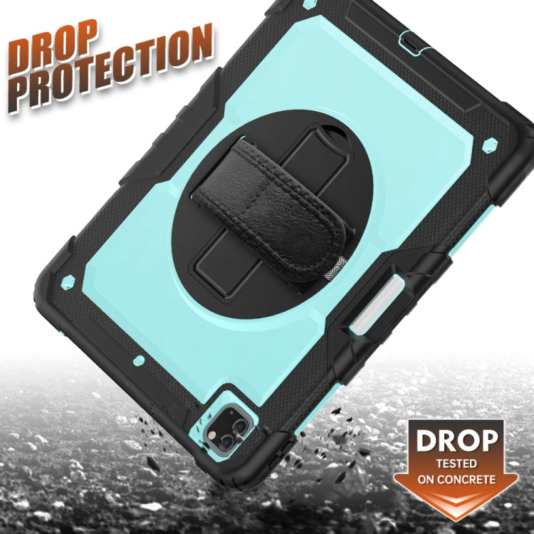 For iPad Pro 13 2024 Silicone Hybrid PC Tablet Protective Case(Light Blue+Black) - iPad Pro 13 2024 Cases by buy2fix | Online Shopping UK | buy2fix