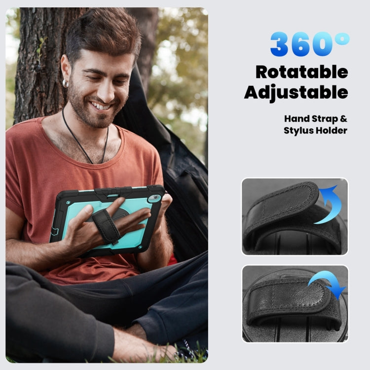 For iPad Air 13 2024 / Air 13 2025 Silicone Hybrid PC Tablet Protective Case(Light Blue+Black) - iPad Air 13 2025 / 2024 Cases by buy2fix | Online Shopping UK | buy2fix