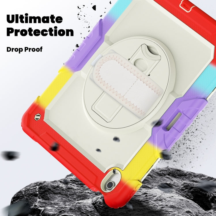 For iPad Air 13 2024 / Air 13 2025 Silicone Hybrid PC Tablet Protective Case(Rainbow Red) - iPad Air 13 2025 / 2024 Cases by buy2fix | Online Shopping UK | buy2fix