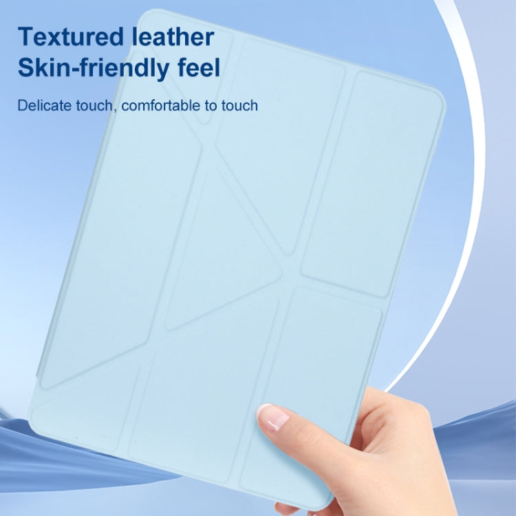 For Huawei MatePad Pro 11 2022 / 2024 Clear Acrylic Deformation Leather Tablet Case(Grey) by buy2fix