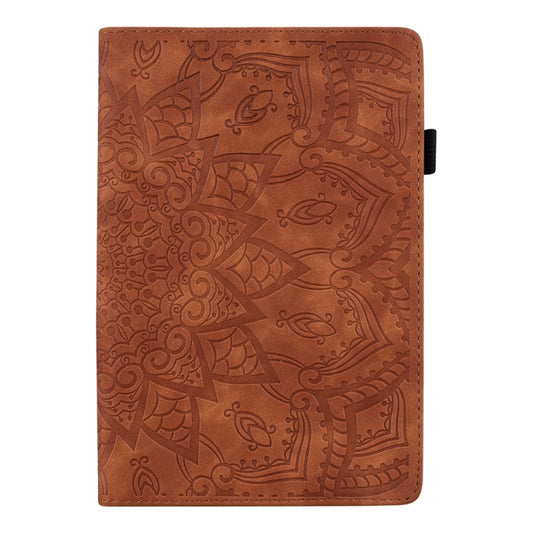 For iPad Pro 11 2025 / 2024 Calf Texture Embossed Leather Tablet Case(Brown) by buy2fix
