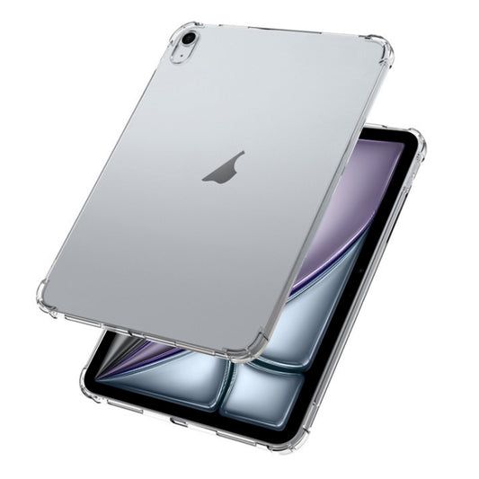 For iPad Air 11 2024 / 2025 Highly Transparent TPU Full Thicken Corners Shockproof Protective Case(Transparent) by buy2fix