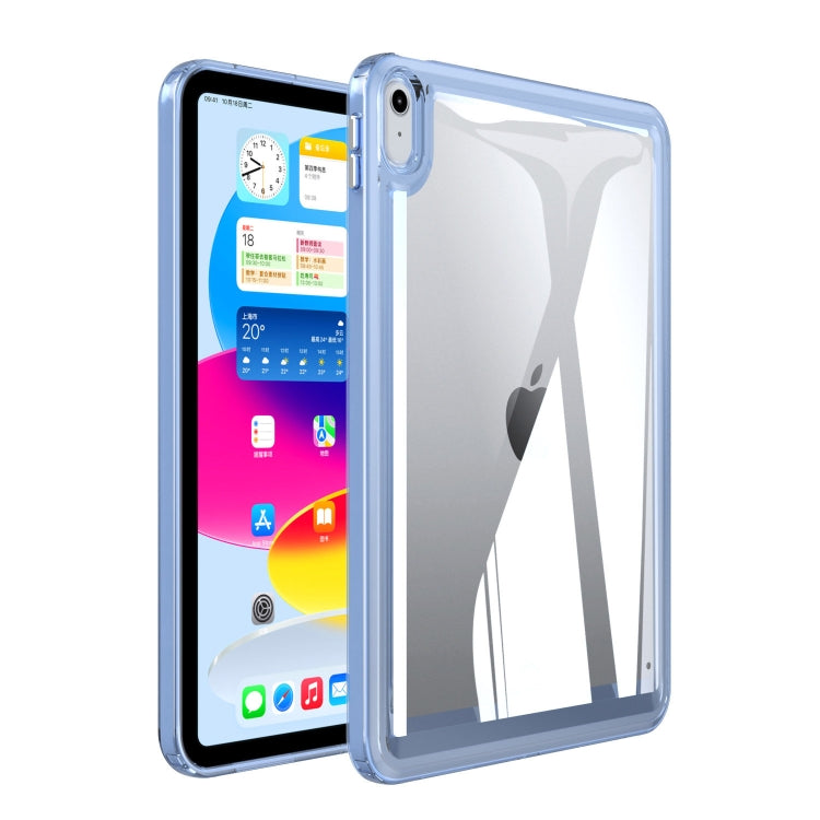 For iPad Air 11 2025 / 2024 Transparent Acrylic Tablet Case(Blue) - iPad Air 11 2025 / 2024 Cases by buy2fix | Online Shopping UK | buy2fix