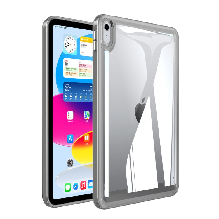 For iPad Air 11 2025 / 2024 Transparent Acrylic Tablet Case(Black) - iPad Air 11 2025 / 2024 Cases by buy2fix | Online Shopping UK | buy2fix