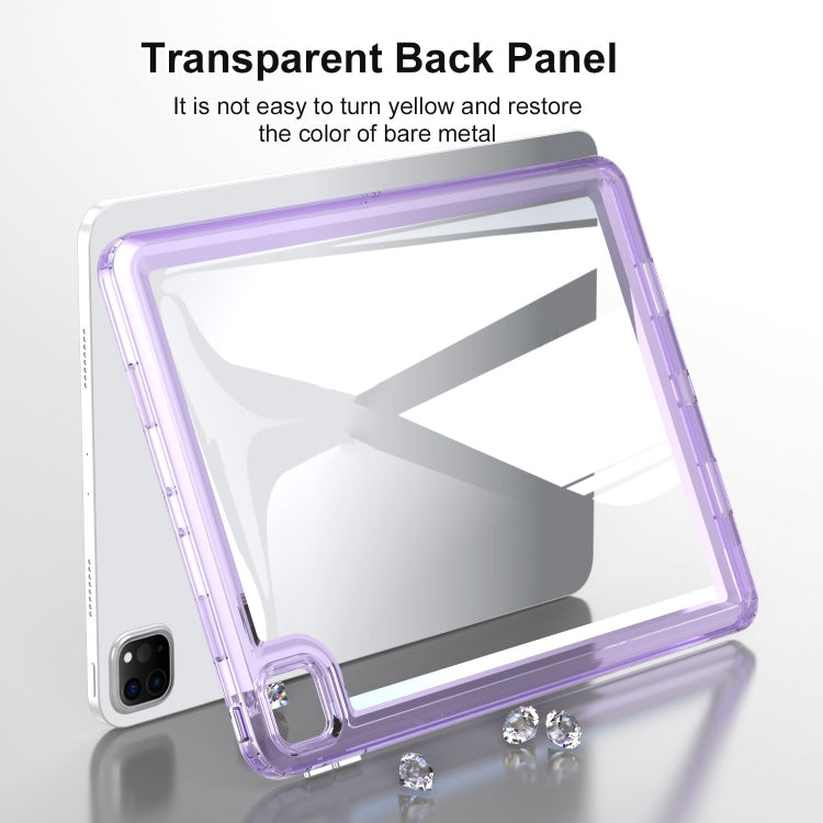 For iPad Pro 12.9 2022 / 2021 / 2020 Transparent Acrylic Tablet Case(Transparent) - iPad Pro 12.9 (2022/2021) Cases by buy2fix | Online Shopping UK | buy2fix