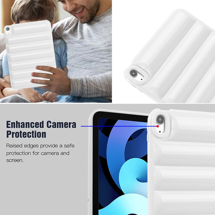 For iPad Air 11 2025 / 2024 Eiderdown Cushion Shockproof Tablet Case(White) - iPad Air 11 2025 / 2024 Cases by buy2fix | Online Shopping UK | buy2fix