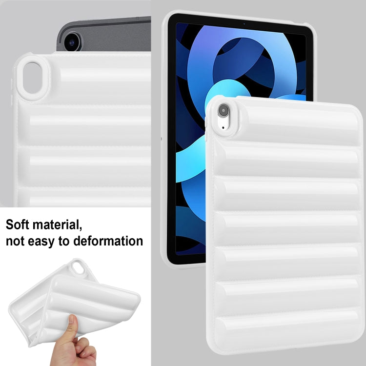 For iPad Air 11 2025 / 2024 Eiderdown Cushion Shockproof Tablet Case(White) - iPad Air 11 2025 / 2024 Cases by buy2fix | Online Shopping UK | buy2fix