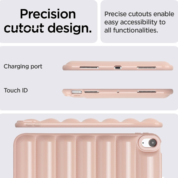 For iPad Air 11 2025 / 2024 Eiderdown Cushion Shockproof Tablet Case(Pink) - iPad Air 11 2025 / 2024 Cases by buy2fix | Online Shopping UK | buy2fix