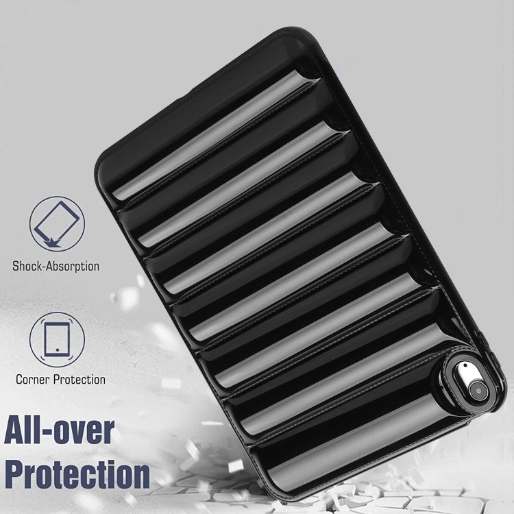 For iPad Air 11 2025 / 2024 Eiderdown Cushion Shockproof Tablet Case(Black) - iPad Air 11 2025 / 2024 Cases by buy2fix | Online Shopping UK | buy2fix