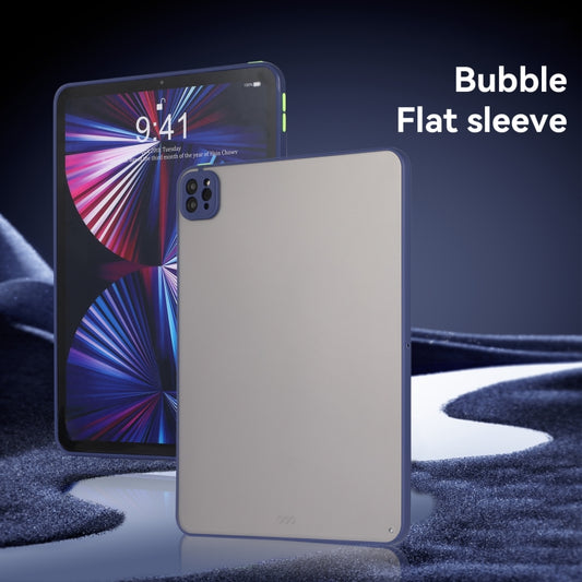 For iPad Air 11 2025 / 2024 Skin Feel 2 in 1 PC Hybrid TPU Tablet Case(Blue) by buy2fix