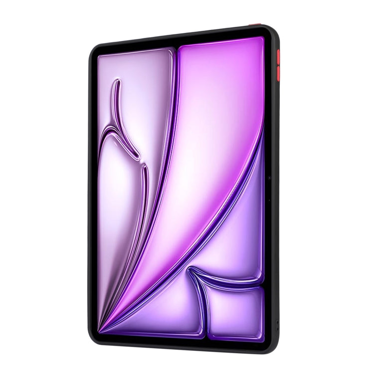 For iPad Air 13 2025 / 2024 Skin Feel 2 in 1 PC Hybrid TPU Tablet Case(Black) - iPad Air 13 2025 / 2024 Cases by buy2fix | Online Shopping UK | buy2fix