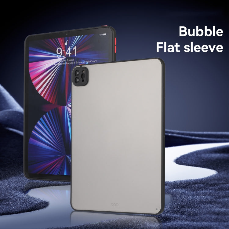 For iPad Air 13 2025 / 2024 Skin Feel 2 in 1 PC Hybrid TPU Tablet Case(Black) - iPad Air 13 2025 / 2024 Cases by buy2fix | Online Shopping UK | buy2fix