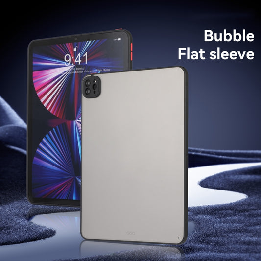 For iPad Pro 12.9 2022/2021/2020/2018 Skin Feel 2 in 1 PC Hybrid TPU Tablet Case(Black) - iPad Pro 12.9 (2022/2021) Cases by buy2fix | Online Shopping UK | buy2fix