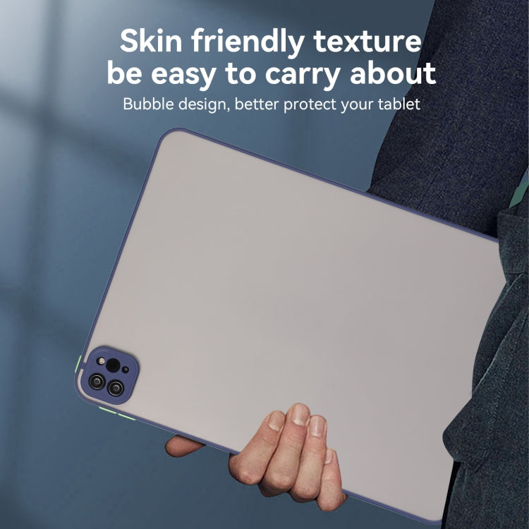 For iPad Pro 12.9 2022/2021/2020/2018 Skin Feel 2 in 1 PC Hybrid TPU Tablet Case(Blue) - iPad Pro 12.9 (2022/2021) Cases by buy2fix | Online Shopping UK | buy2fix