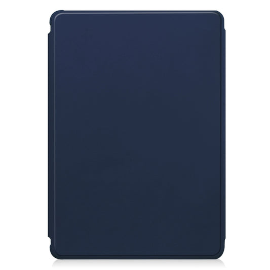 For iPad Air 13 2025 / 2024 Transparent Rotation Smart Leather Tablet Case(Dark Blue) by buy2fix