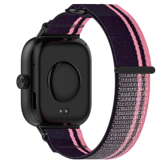 For Xiaomi Smart Band 9 Pro / 8 Pro Loop Nylon Watch Band(Pink Purple) by buy2fix