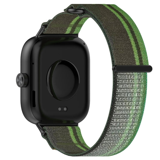 For Xiaomi Smart Band 9 Pro / 8 Pro Loop Nylon Watch Band(Dark Green) by buy2fix