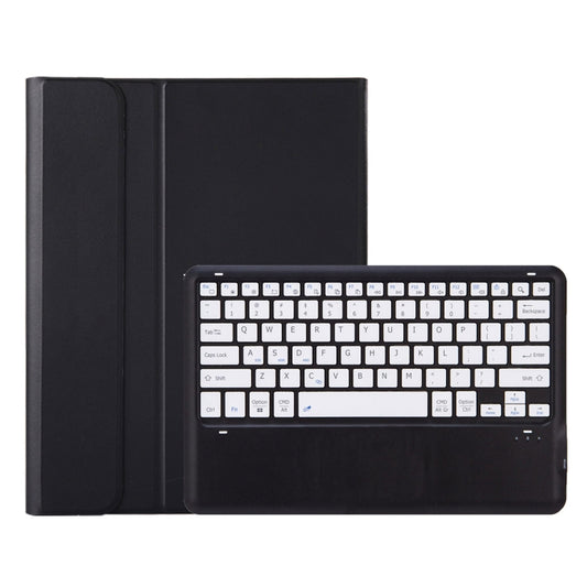 For iPad Pro 13 2024 A13B Detachable Ultra-Thin Bluetooth Keyboard Leather Tablet Case with Pen Slot(Black White) by buy2fix