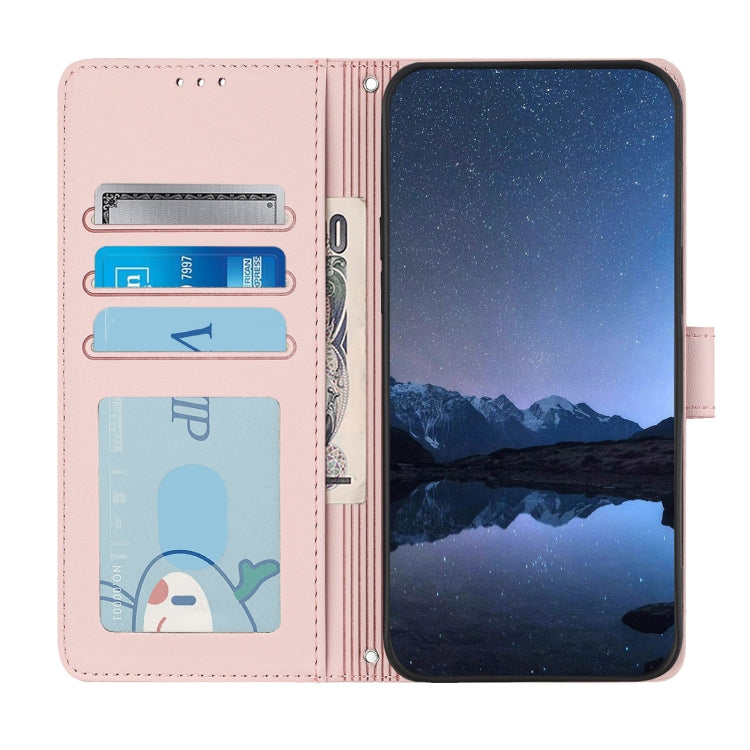 For Nothing CMF Phone 1 Cat Rat Embossed Pattern RFID Leather Phone Case with Lanyard(Pink) - More Brand by buy2fix | Online Shopping UK | buy2fix