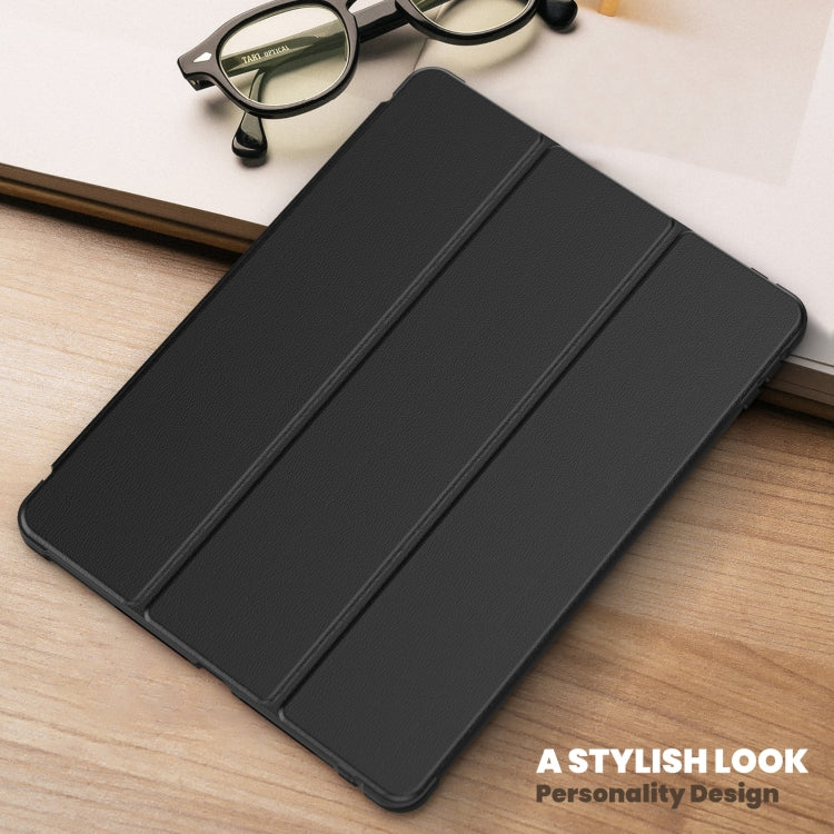 For iPad 10.2 2021 / Air 10.5 Carbon Fiber Leather Smart Tablet Case(Black) - iPad 10.2 Cases by buy2fix | Online Shopping UK | buy2fix