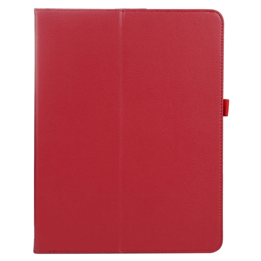 For iPad Air 11 2025 / 2024 Litchi Texture Solid Color Leather Tablet Case(Red) by buy2fix