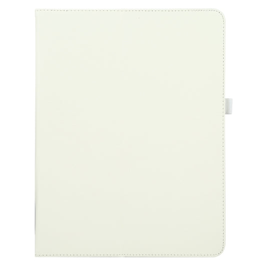For iPad Pro 11 2025 / 2024 Litchi Texture Solid Color Leather Tablet Case(White) by buy2fix