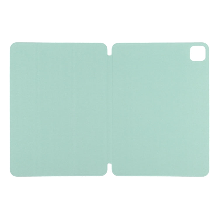 For iPad Pro 13 2024 Double-sided Clip Non-buckle Magnetic PU Smart Tablet Case(Light Green) - iPad Air 13 2025 / 2024 Cases by buy2fix | Online Shopping UK | buy2fix