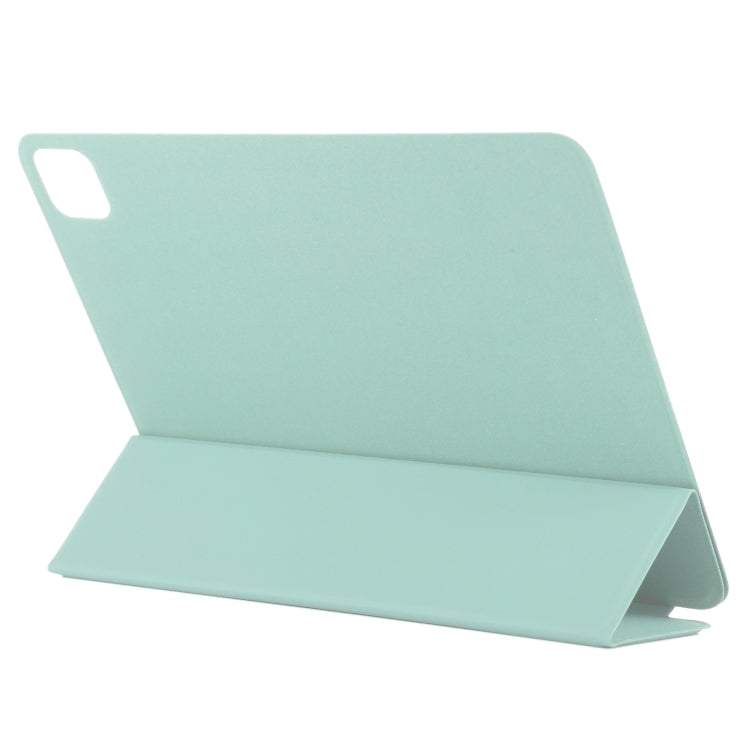 For iPad Pro 13 2024 Double-sided Clip Non-buckle Magnetic PU Smart Tablet Case(Light Green) - iPad Air 13 2025 / 2024 Cases by buy2fix | Online Shopping UK | buy2fix