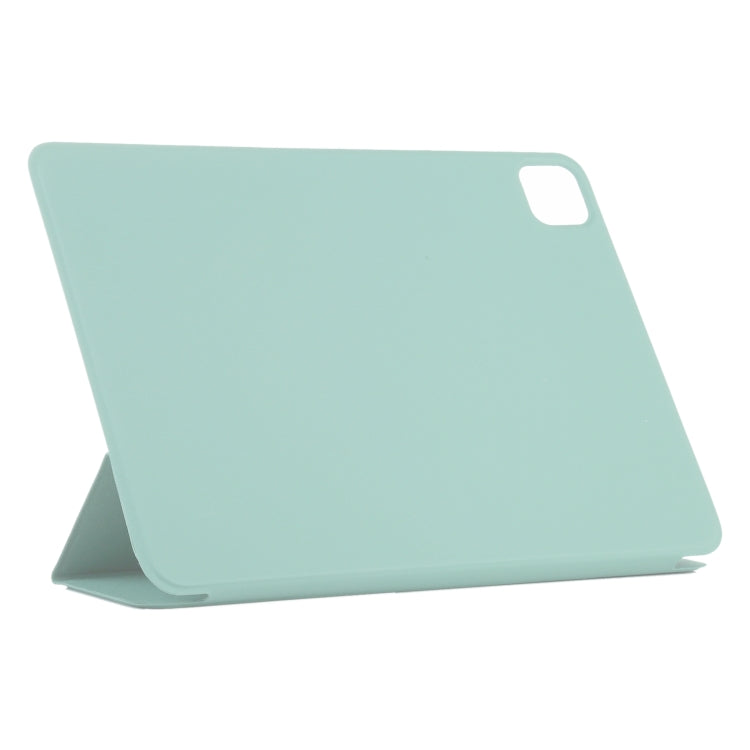 For iPad Pro 13 2024 Double-sided Clip Non-buckle Magnetic PU Smart Tablet Case(Light Green) - iPad Air 13 2025 / 2024 Cases by buy2fix | Online Shopping UK | buy2fix