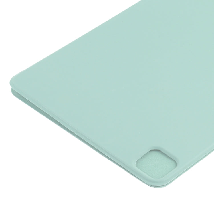 For iPad Pro 13 2024 Double-sided Clip Non-buckle Magnetic PU Smart Tablet Case(Light Green) - iPad Air 13 2025 / 2024 Cases by buy2fix | Online Shopping UK | buy2fix