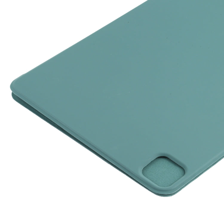 For iPad Pro 13 2024 Double-sided Clip Non-buckle Magnetic PU Smart Tablet Case(Green) - iPad Air 13 2025 / 2024 Cases by buy2fix | Online Shopping UK | buy2fix