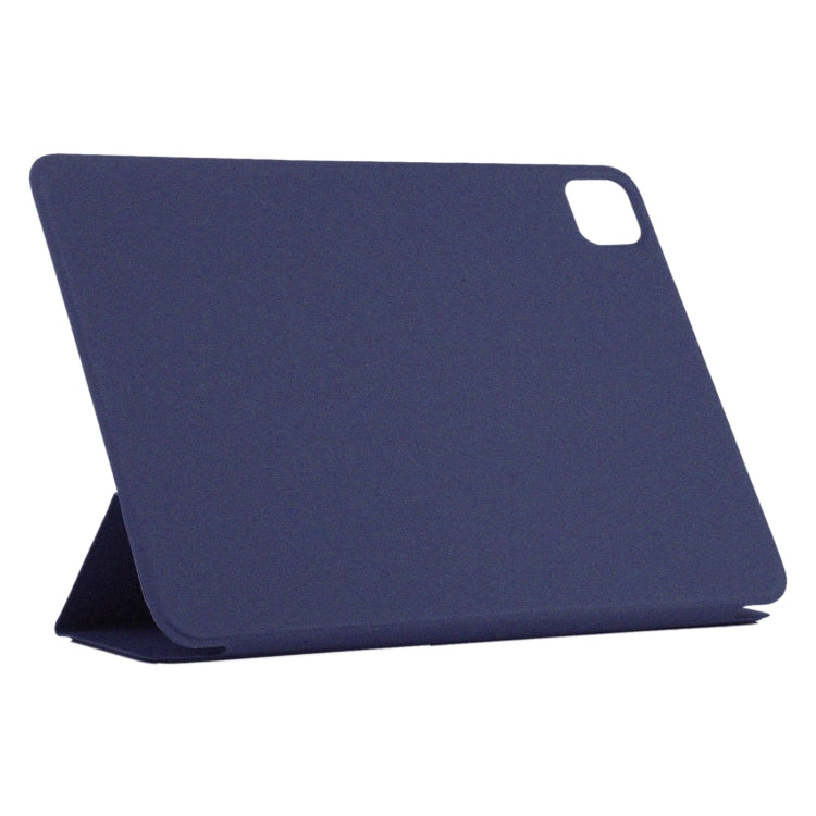For iPad Pro 13 2024 Double-sided Clip Non-buckle Magnetic PU Smart Tablet Case(Dark Blue) - iPad Air 13 2025 / 2024 Cases by buy2fix | Online Shopping UK | buy2fix