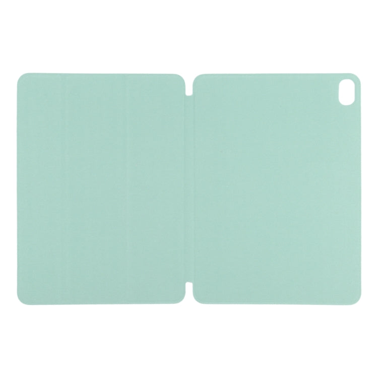 For iPad Air 11 2025 / 2024 Double-sided Clip Non-buckle Magnetic PU Smart Tablet Case(Light Green) - iPad Air 11 2025 / 2024 Cases by buy2fix | Online Shopping UK | buy2fix