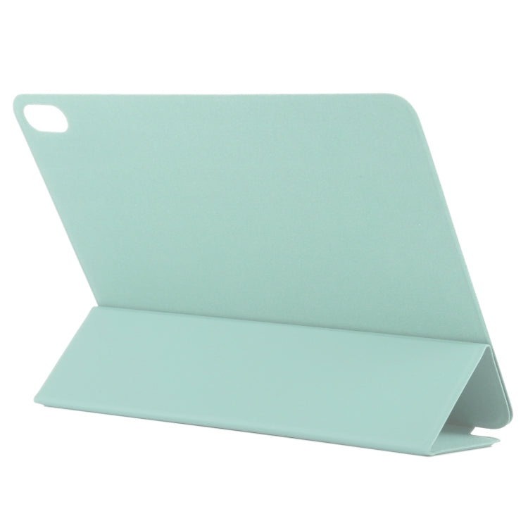 For iPad Air 11 2025 / 2024 Double-sided Clip Non-buckle Magnetic PU Smart Tablet Case(Light Green) - iPad Air 11 2025 / 2024 Cases by buy2fix | Online Shopping UK | buy2fix