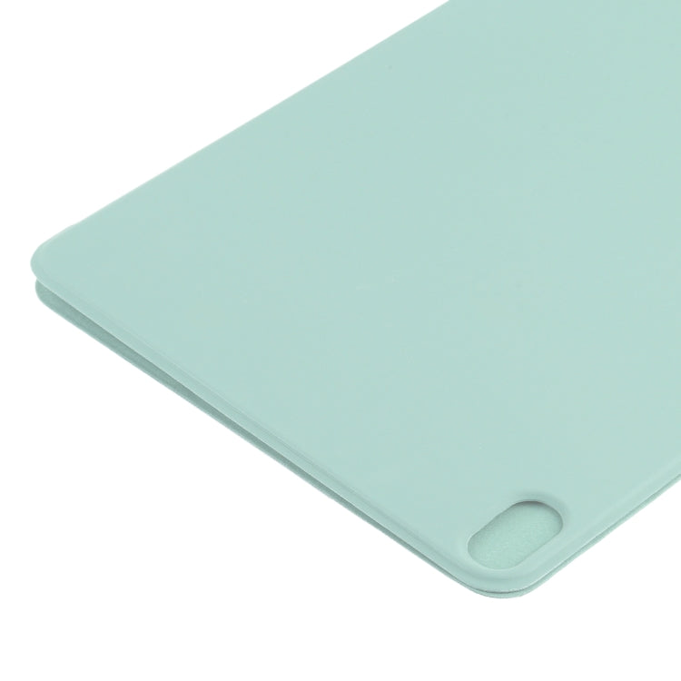 For iPad Air 11 2025 / 2024 Double-sided Clip Non-buckle Magnetic PU Smart Tablet Case(Light Green) - iPad Air 11 2025 / 2024 Cases by buy2fix | Online Shopping UK | buy2fix