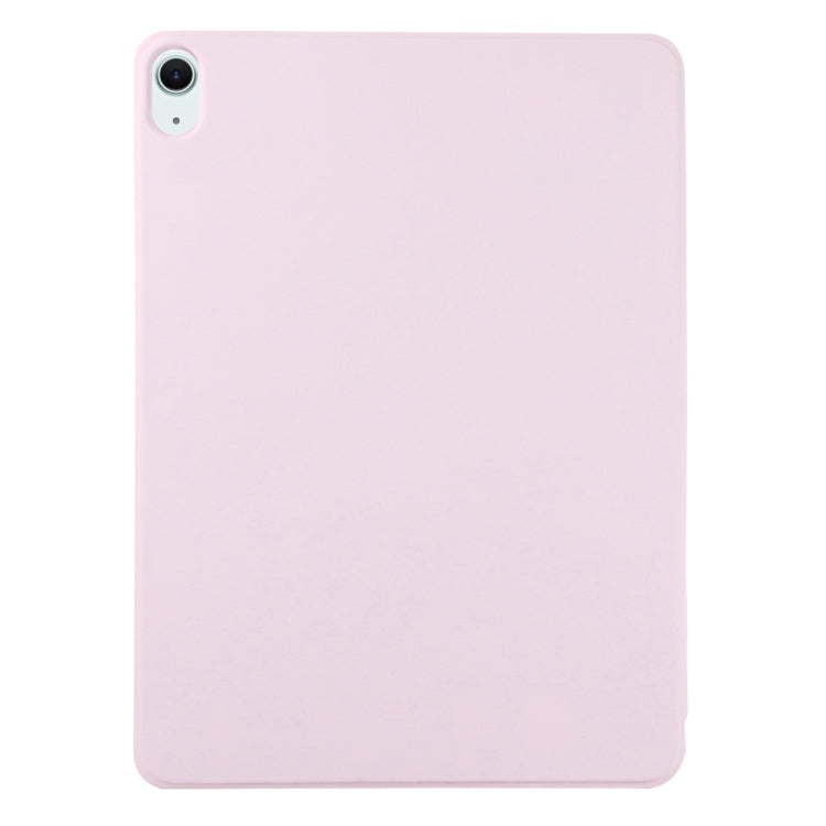 For iPad Air 11 2025 / 2024 Double-sided Clip Non-buckle Magnetic PU Smart Tablet Case(Pink) - iPad Air 11 2025 / 2024 Cases by buy2fix | Online Shopping UK | buy2fix