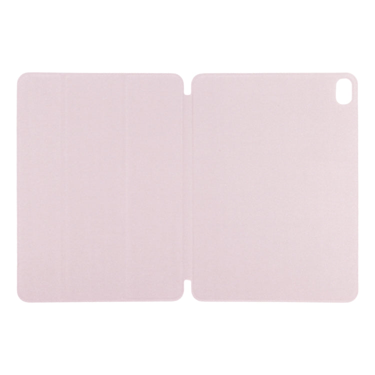 For iPad Air 11 2025 / 2024 Double-sided Clip Non-buckle Magnetic PU Smart Tablet Case(Pink) - iPad Air 11 2025 / 2024 Cases by buy2fix | Online Shopping UK | buy2fix