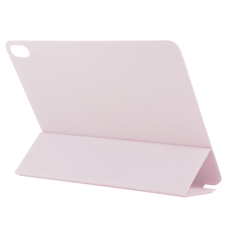 For iPad Air 11 2025 / 2024 Double-sided Clip Non-buckle Magnetic PU Smart Tablet Case(Pink) - iPad Air 11 2025 / 2024 Cases by buy2fix | Online Shopping UK | buy2fix