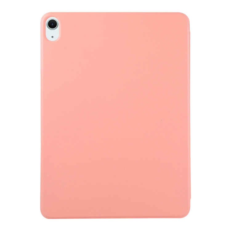 For iPad Air 11 2025 / 2024 Double-sided Clip Non-buckle Magnetic PU Smart Tablet Case(Orange) - iPad Air 11 2025 / 2024 Cases by buy2fix | Online Shopping UK | buy2fix