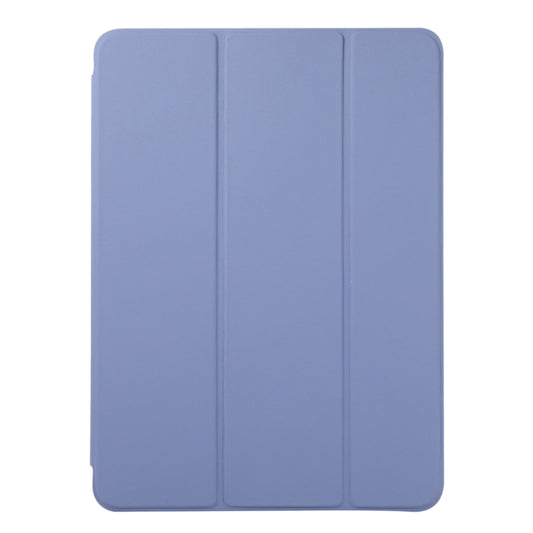 For iPad Air 11 2025 / 2024 Double-sided Clip Non-buckle Magnetic PU Smart Tablet Case(Purple) by buy2fix