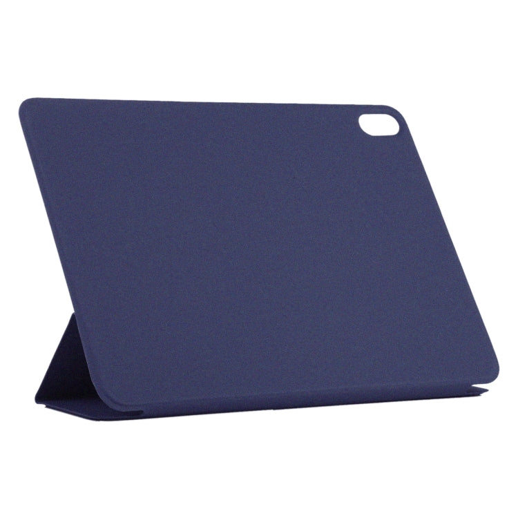 For iPad Air 11 2025 / 2024 Double-sided Clip Non-buckle Magnetic PU Smart Tablet Case(Dark Blue) - iPad Air 11 2025 / 2024 Cases by buy2fix | Online Shopping UK | buy2fix