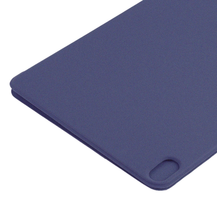For iPad Air 11 2025 / 2024 Double-sided Clip Non-buckle Magnetic PU Smart Tablet Case(Dark Blue) - iPad Air 11 2025 / 2024 Cases by buy2fix | Online Shopping UK | buy2fix