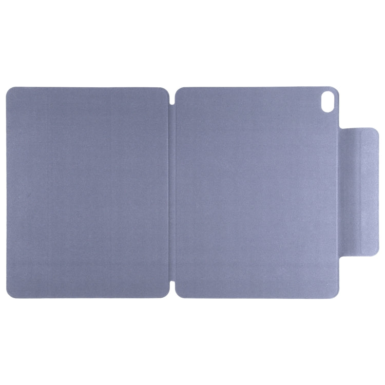 For iPad Air 11 2025 / 2024 Double-sided Clip Fixed Buckle Magnetic PU Leather Smart Tablet Case(Purple) - iPad Air 11 2025 / 2024 Cases by buy2fix | Online Shopping UK | buy2fix