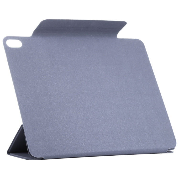 For iPad Air 11 2025 / 2024 Double-sided Clip Fixed Buckle Magnetic PU Leather Smart Tablet Case(Purple) - iPad Air 11 2025 / 2024 Cases by buy2fix | Online Shopping UK | buy2fix