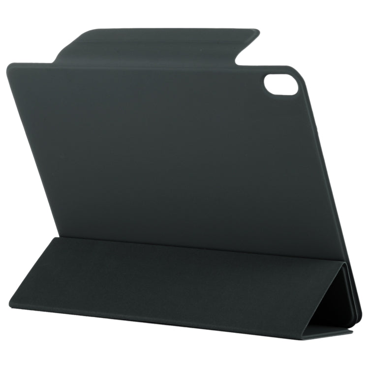 For iPad Air 13 2025 / 2024 Double-sided Clip Fixed Buckle Magnetic PU Leather Smart Tablet Case(Black) - iPad Air 13 2025 / 2024 Cases by buy2fix | Online Shopping UK | buy2fix