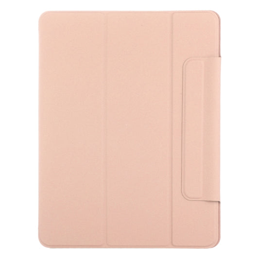 For iPad Air 13 2025 / 2024 Double-sided Clip Fixed Buckle Magnetic PU Leather Smart Tablet Case(Gold) by buy2fix